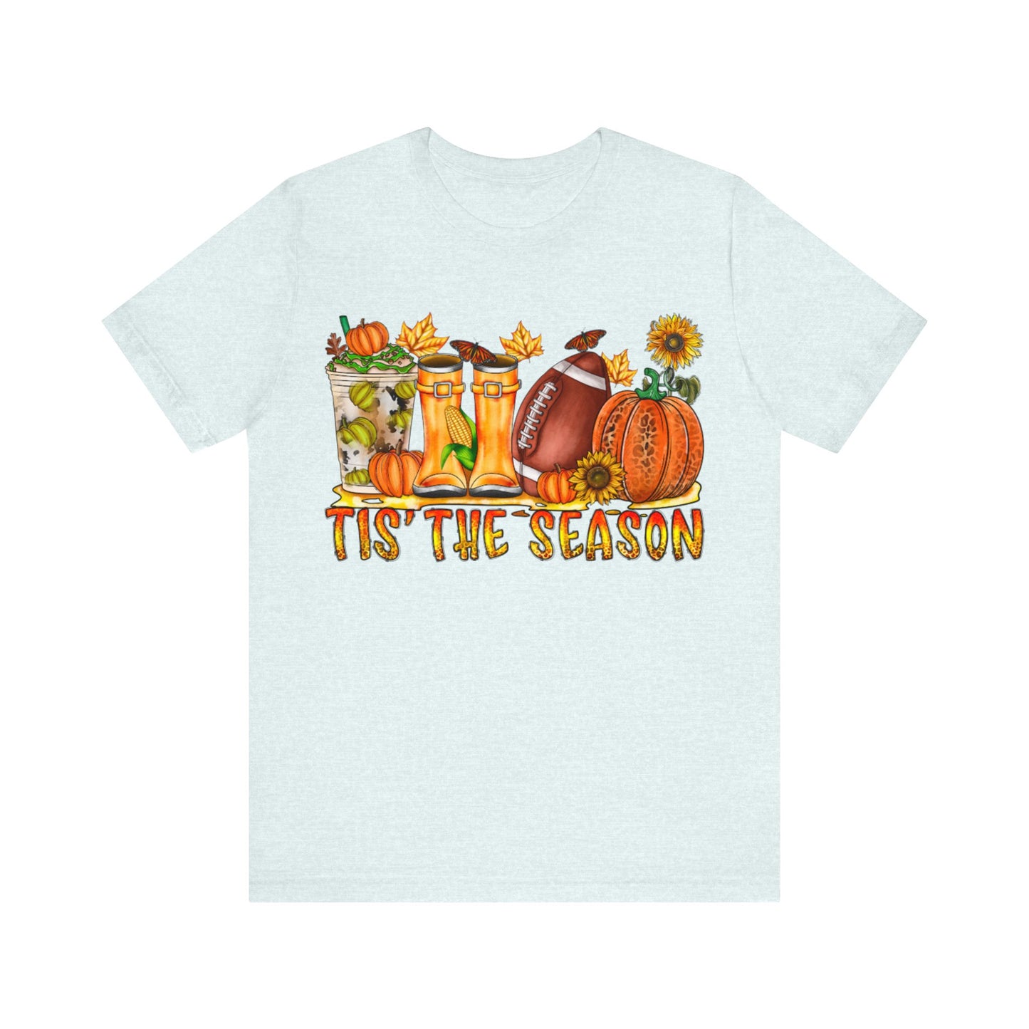 Fall Football Short Sleeve Tee