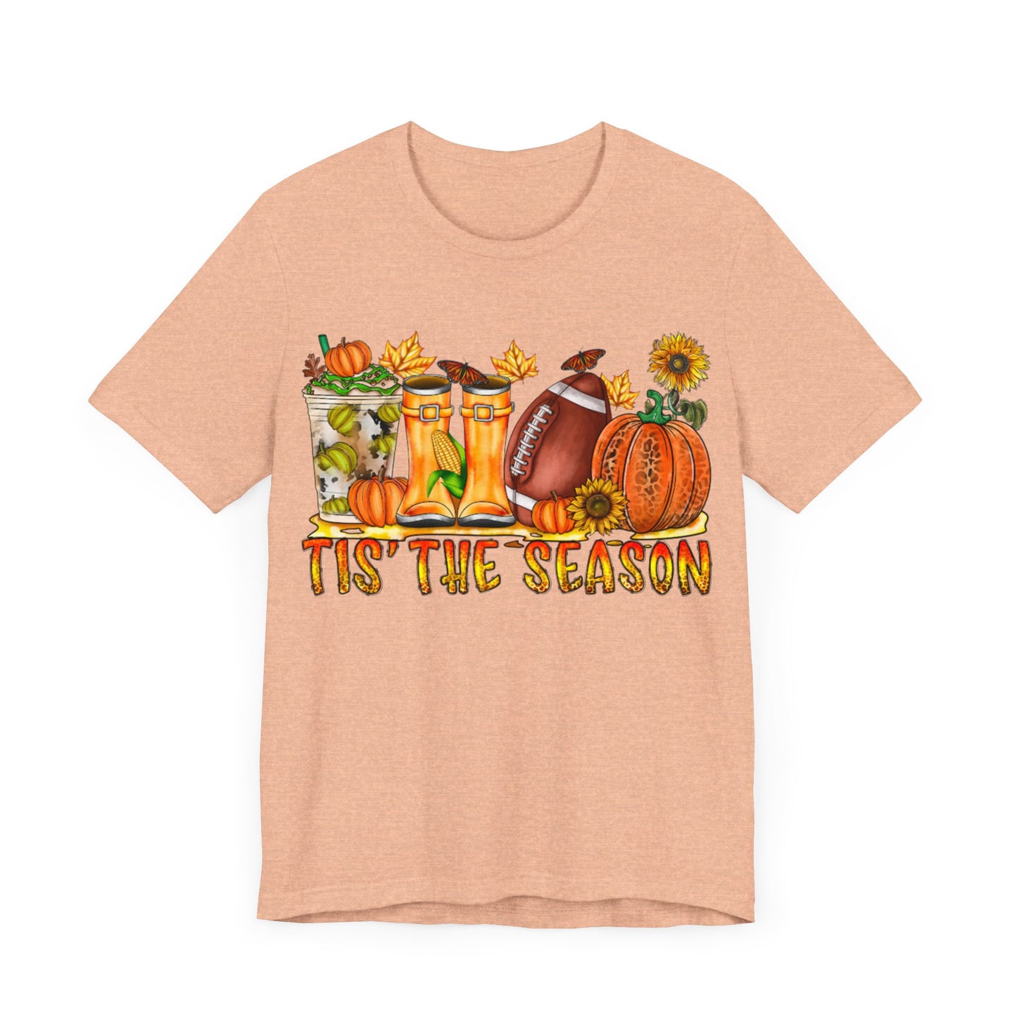 Fall Football Short Sleeve Tee