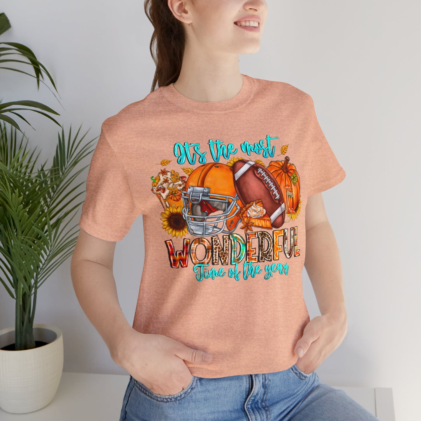 Fall Football Short Sleeve Tee