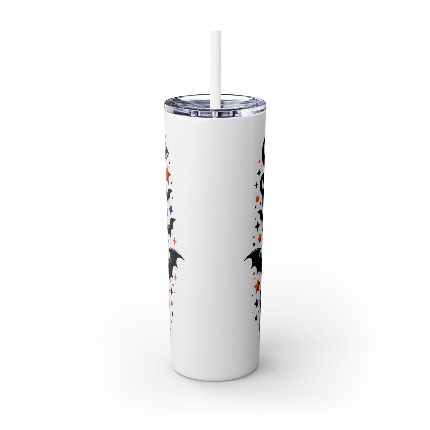 Spooky Season Skinny Tumbler with Straw, 20oz