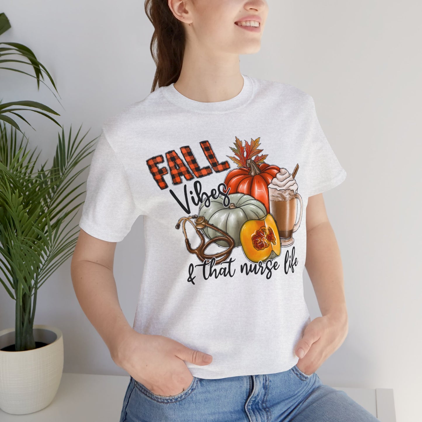 Fall Nurse Short Sleeve Tee