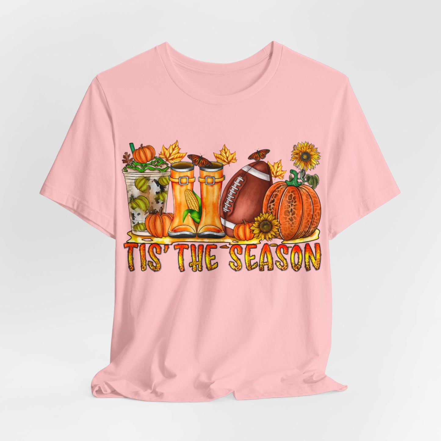 Fall Football Short Sleeve Tee