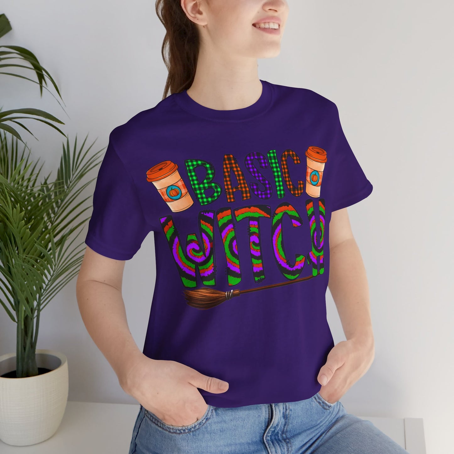 Halloween Basic Witch Short Sleeve Tee