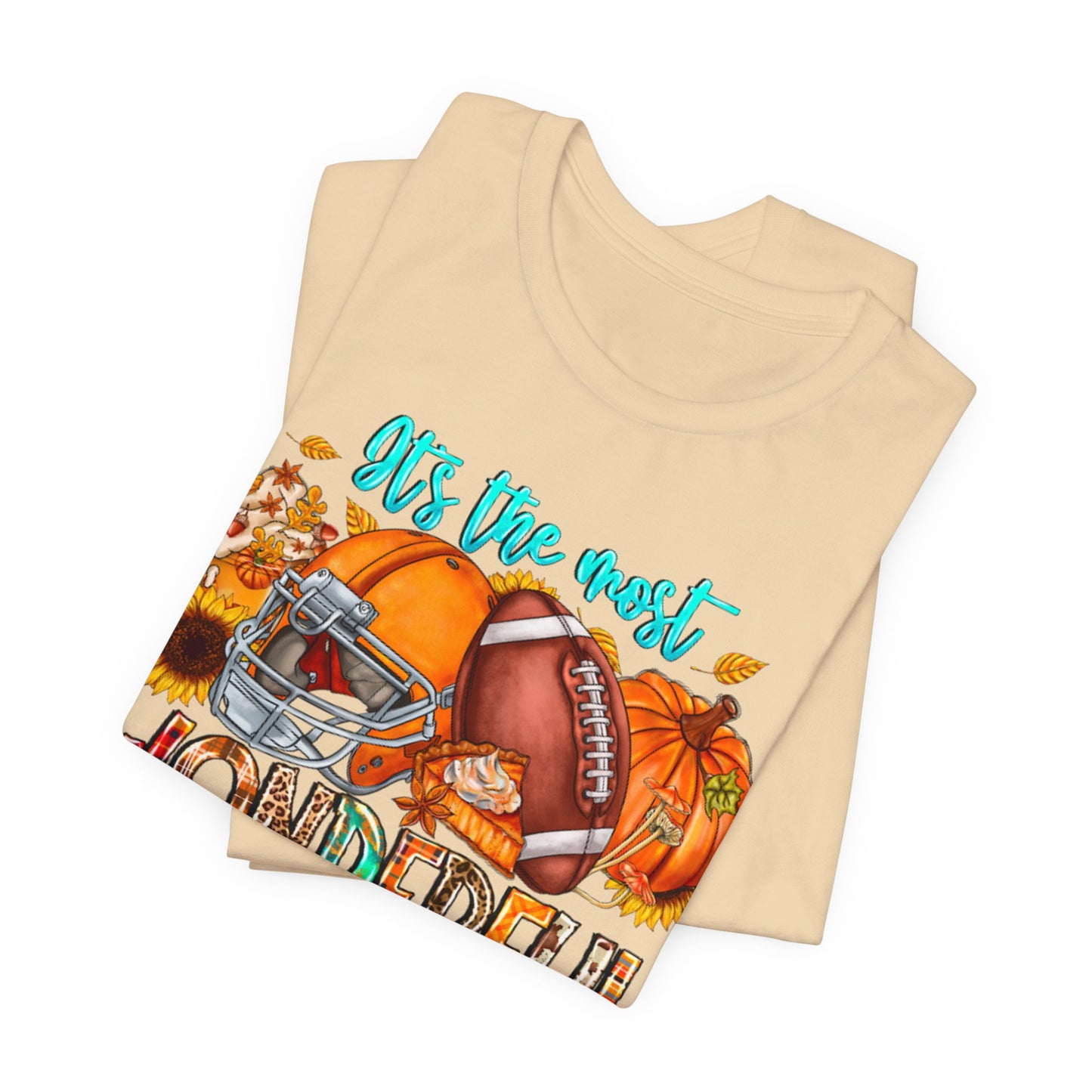 Fall Football Short Sleeve Tee