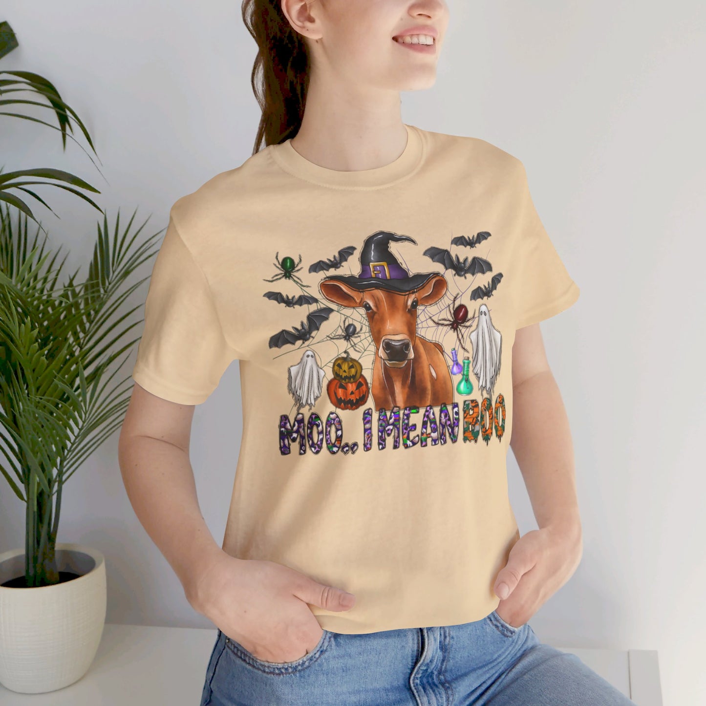 Halloween Cow Short Sleeve Tee