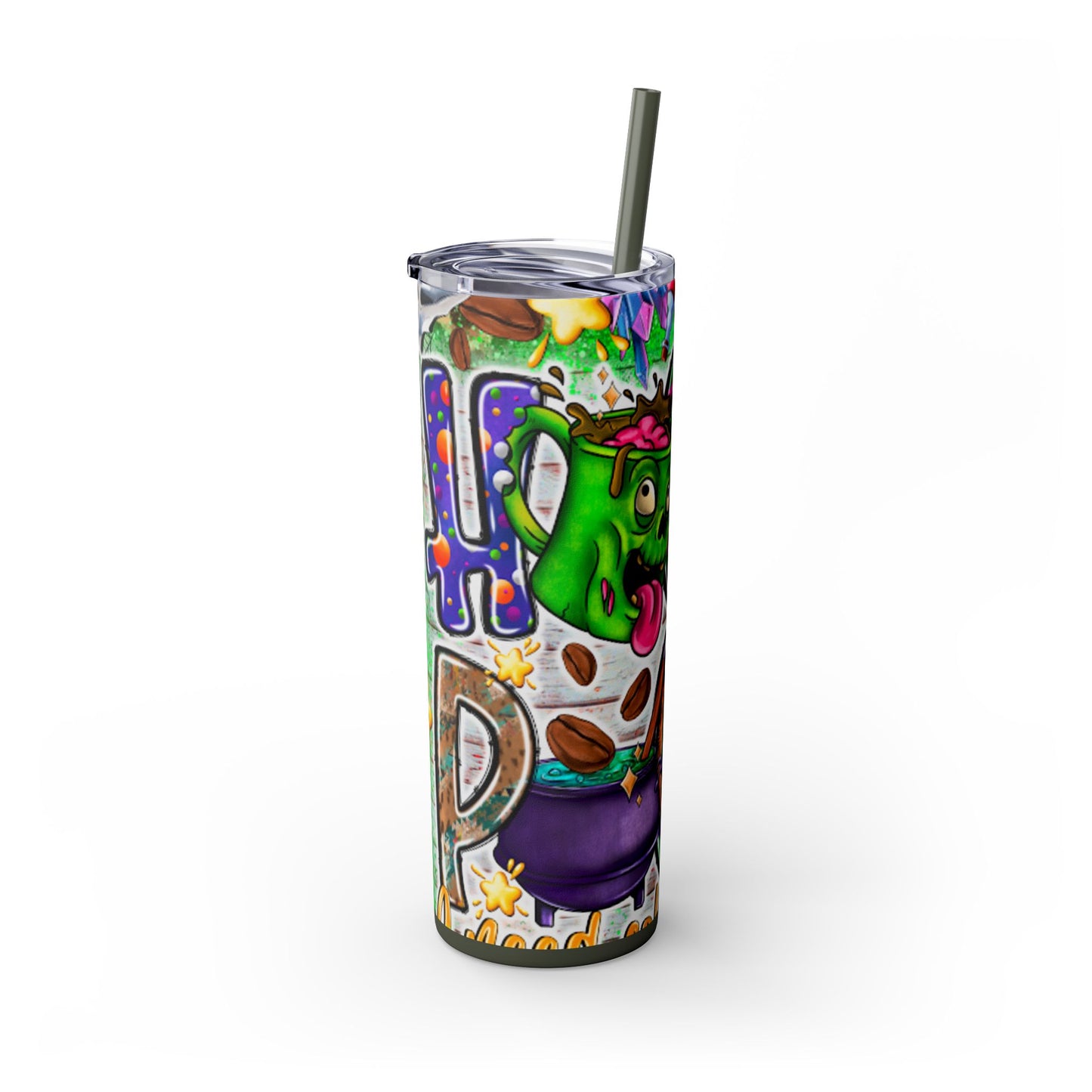 Hocus Pocus Skinny Tumbler with Straw, 20oz