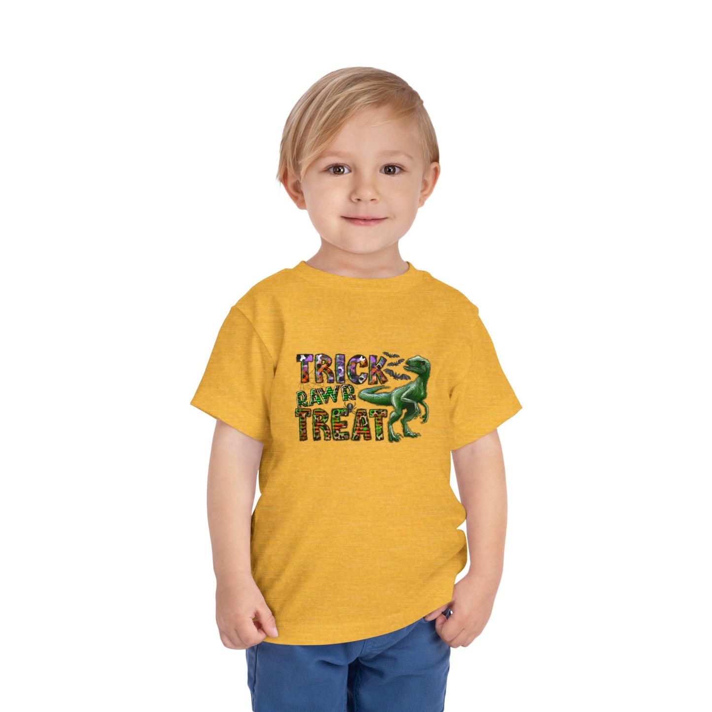 Halloween Dino Toddler Short Sleeve Tee