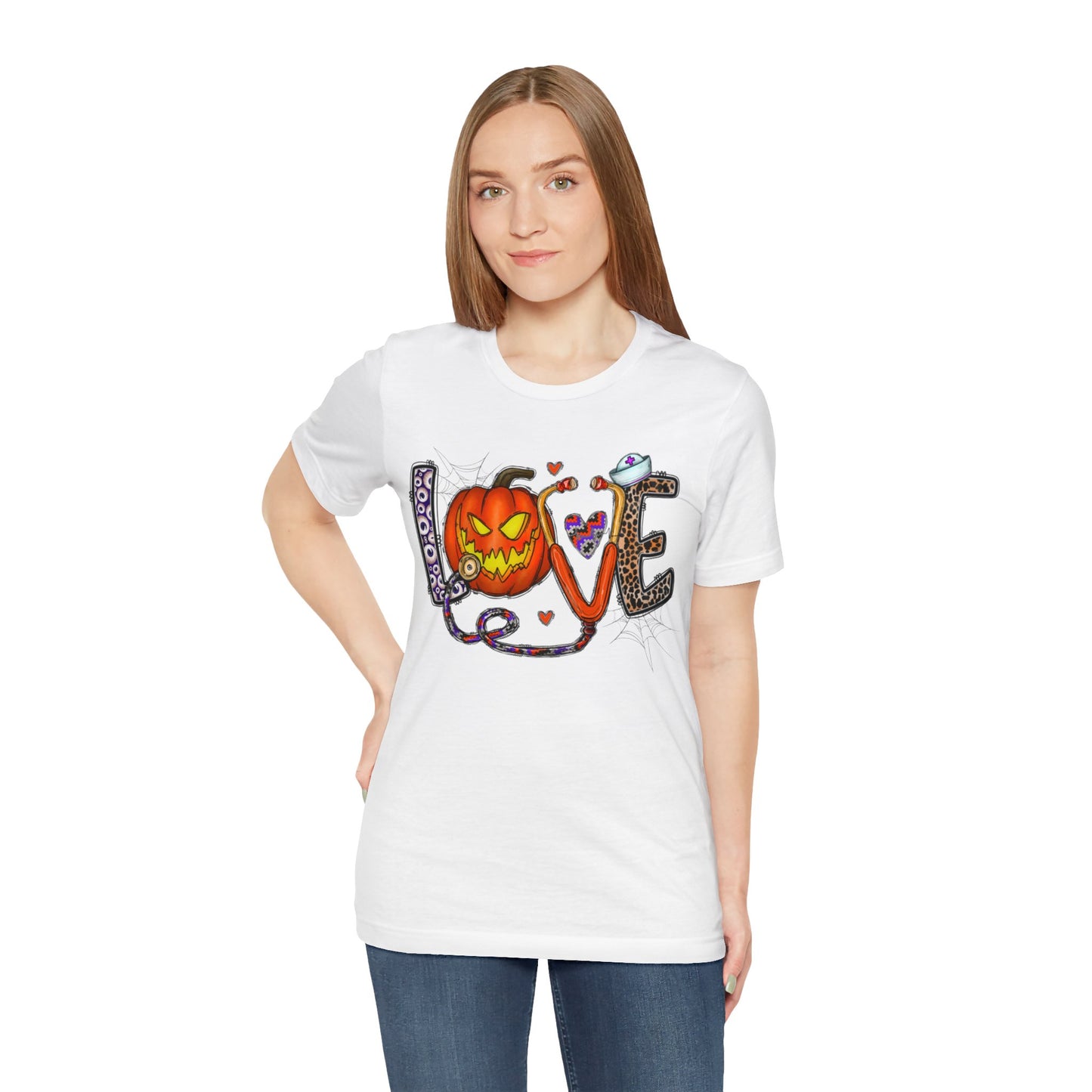 Halloween Nurse Short Sleeve Tee