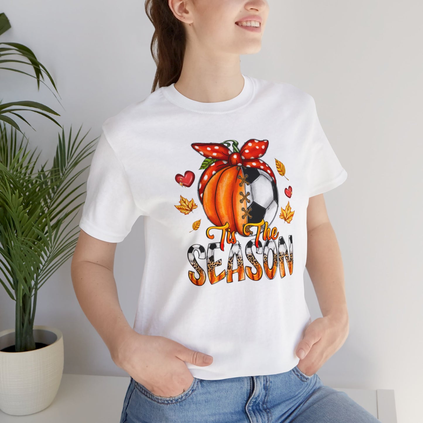 Fall Soccer Short Sleeve Tee