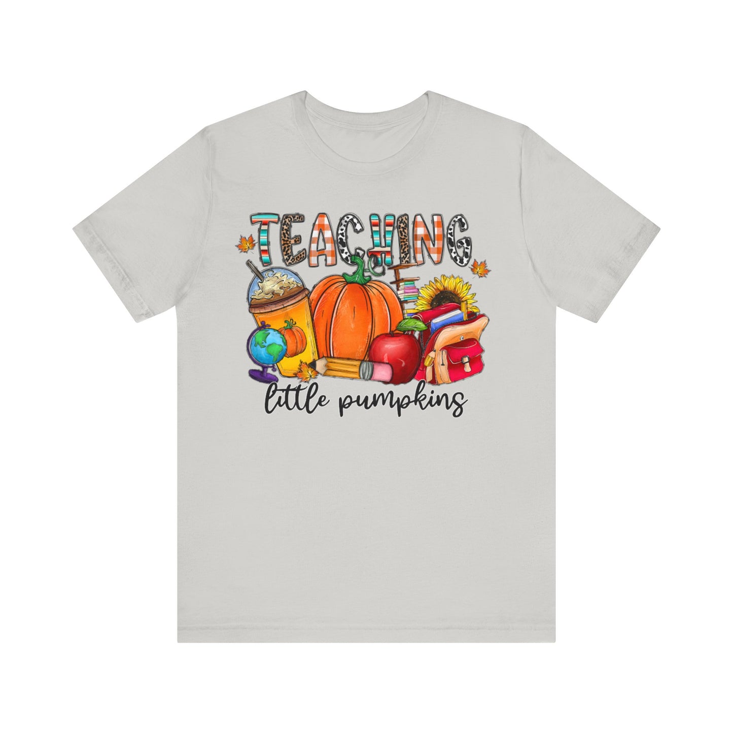 Fall Halloween Teacher Short Sleeve Tee