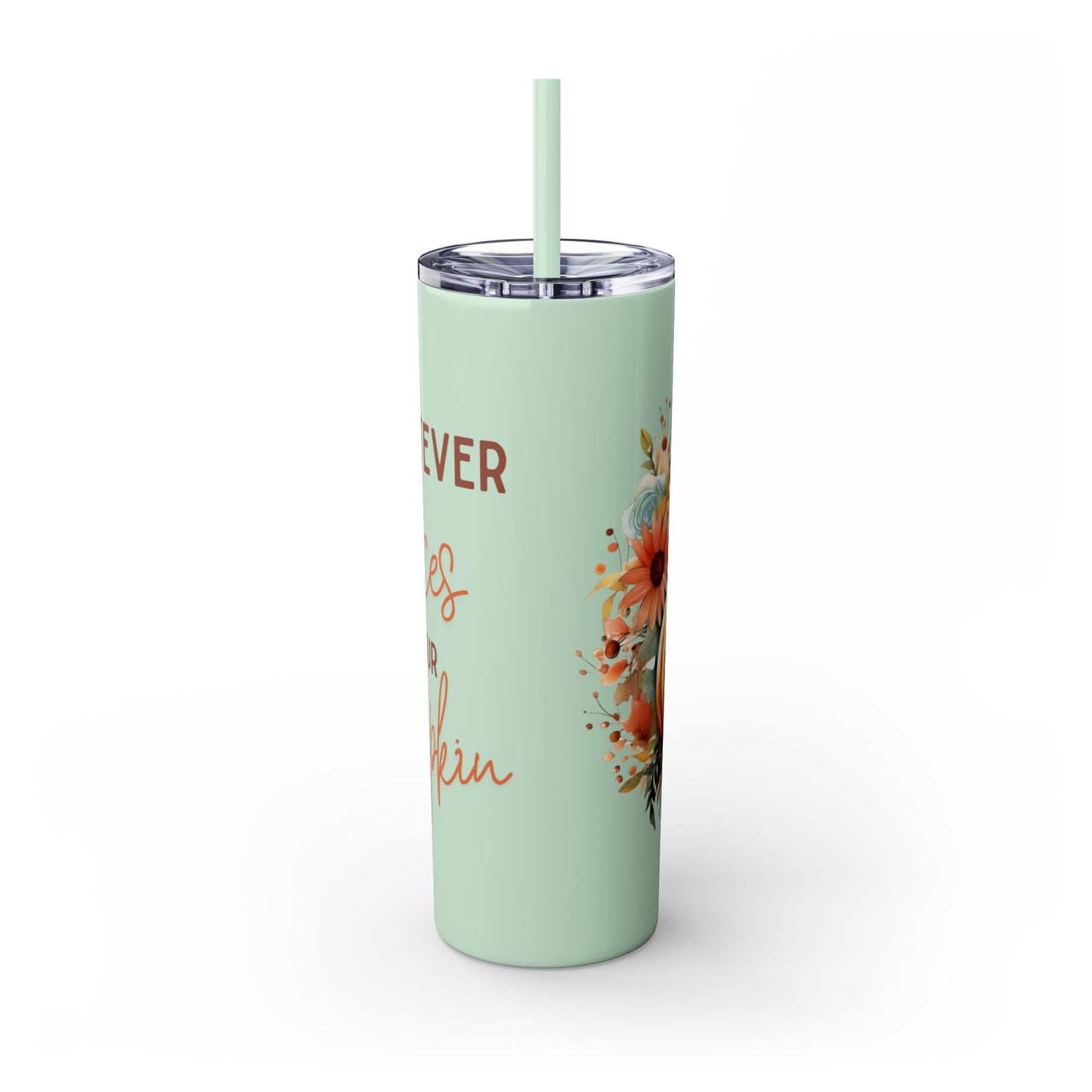 Skinny Tumbler with Straw, 20oz