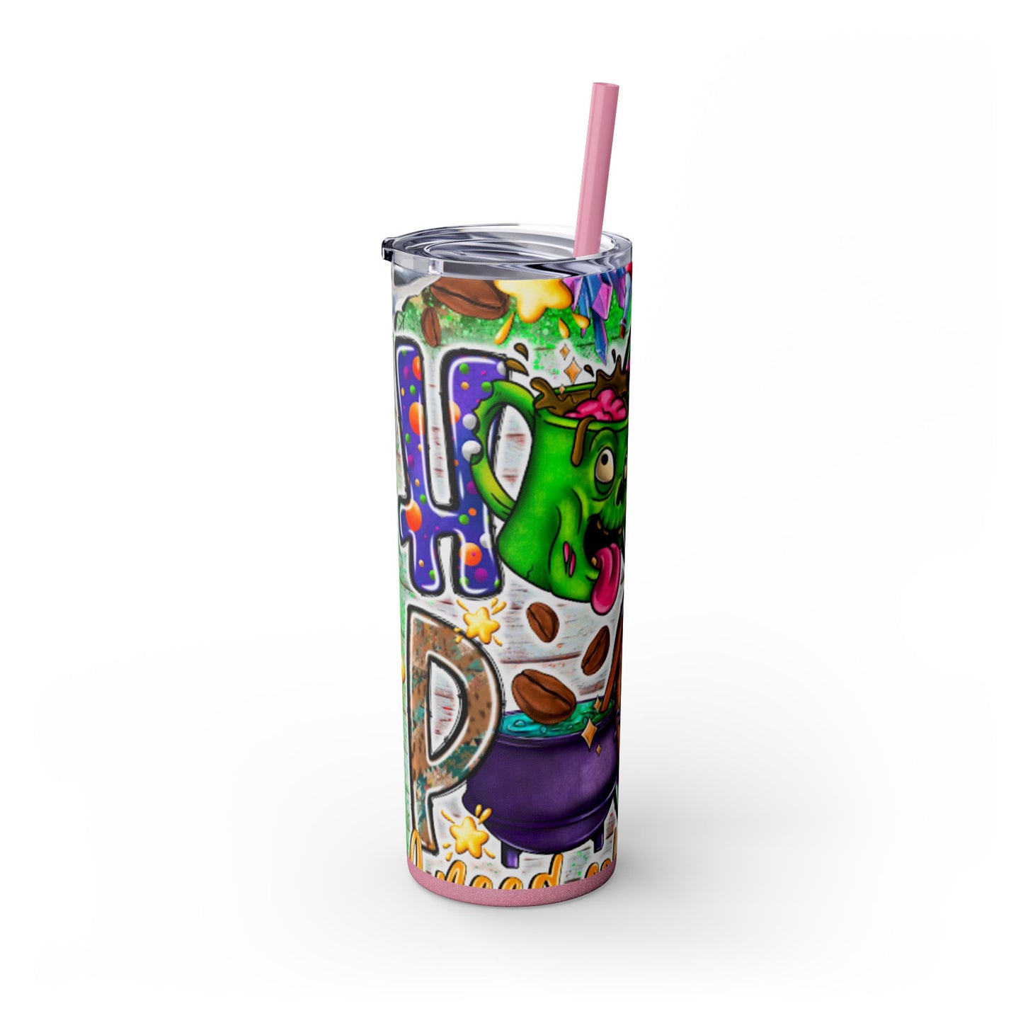 Hocus Pocus Skinny Tumbler with Straw, 20oz