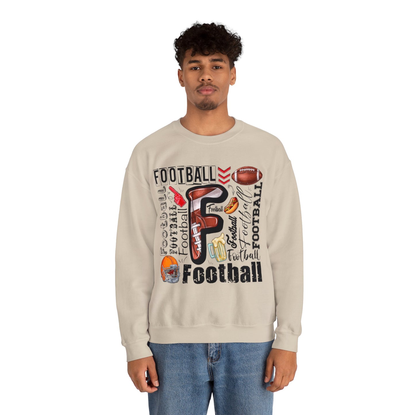 Football Crewneck Sweatshirt