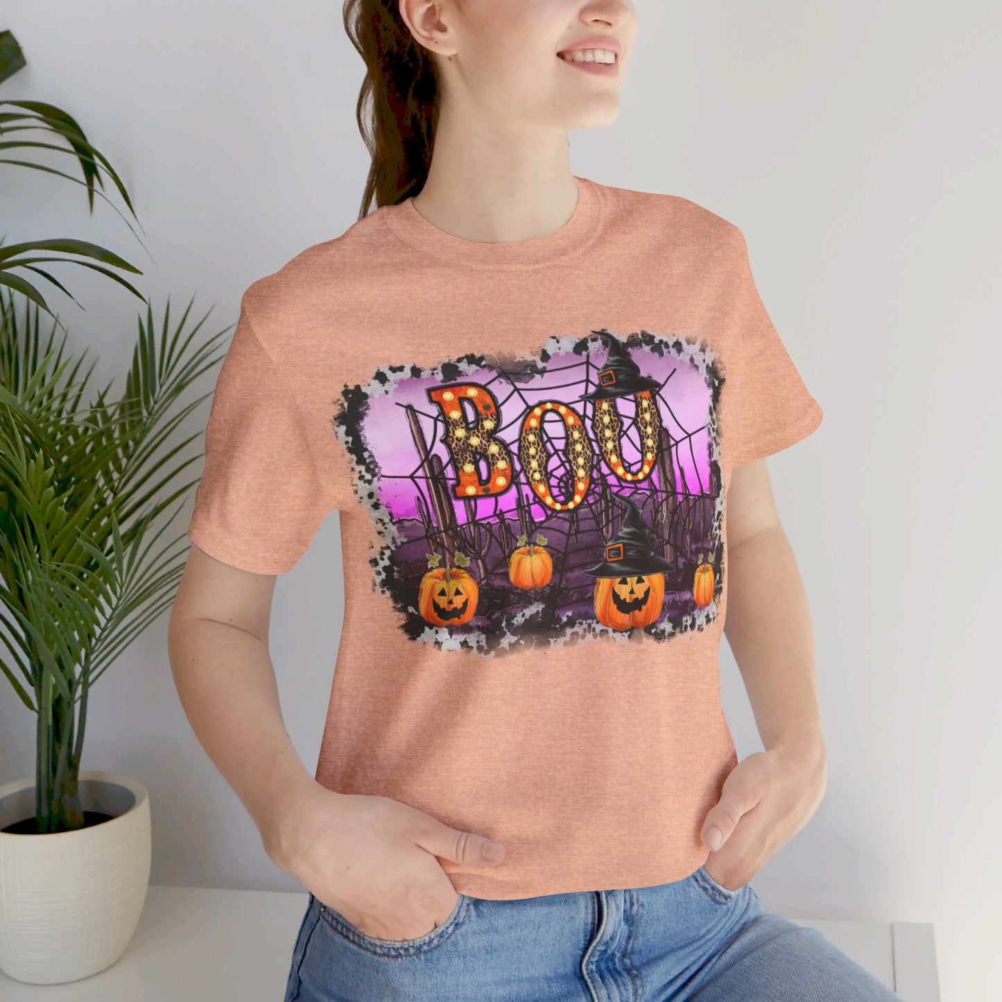 Halloween Boo Short Sleeve Tee