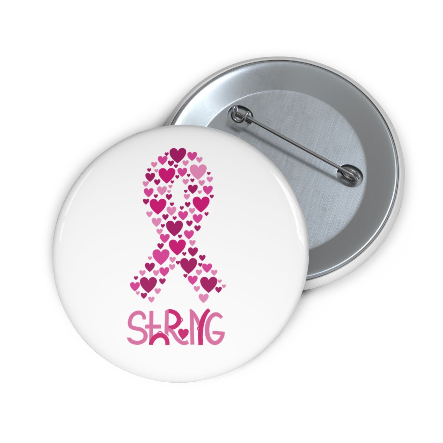 Breast Cancer Pin Buttons