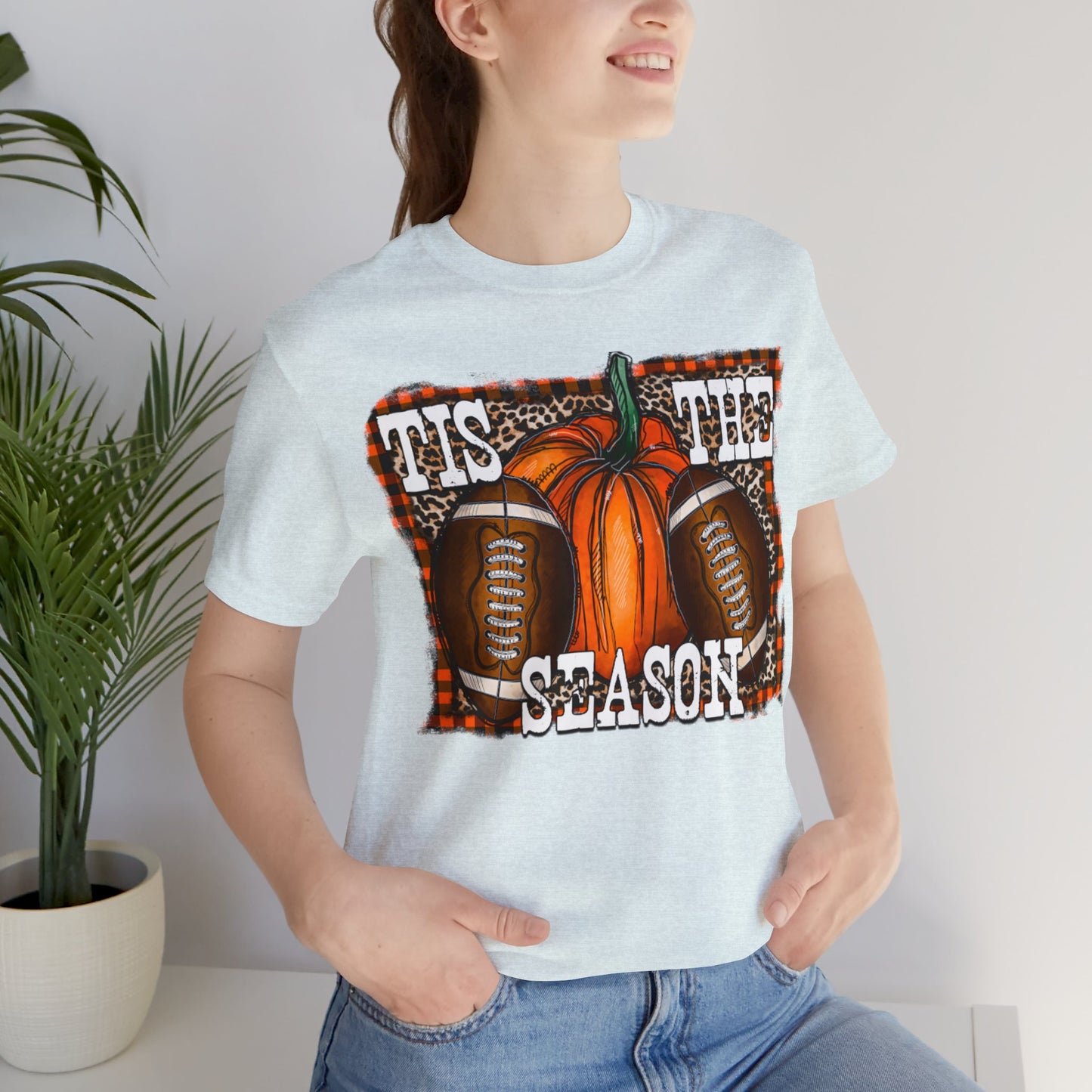 Fall Football Short Sleeve Tee