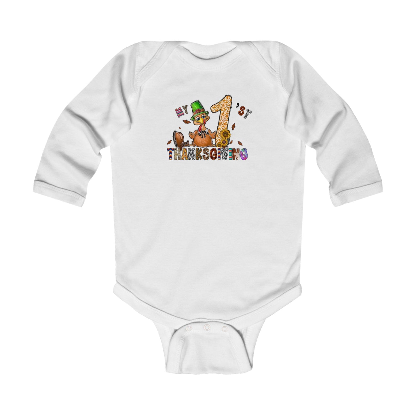 First Thanksgiving Infant Long Sleeve Bodysuit