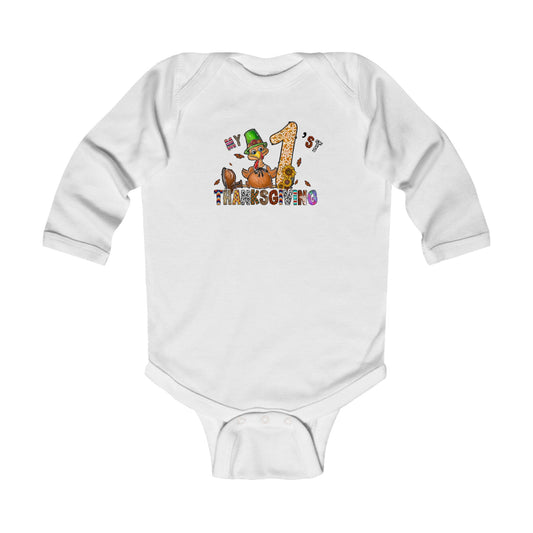 First Thanksgiving Infant Long Sleeve Bodysuit