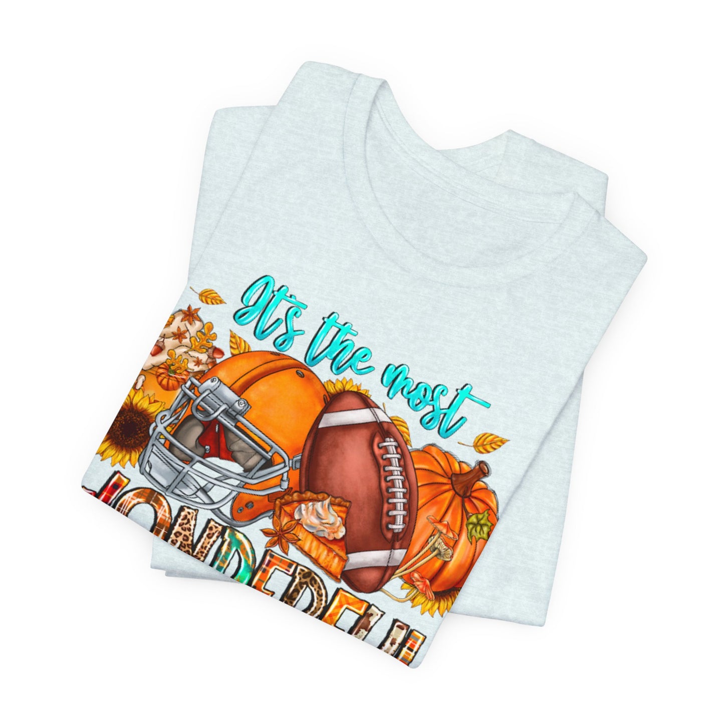 Fall Football Short Sleeve Tee