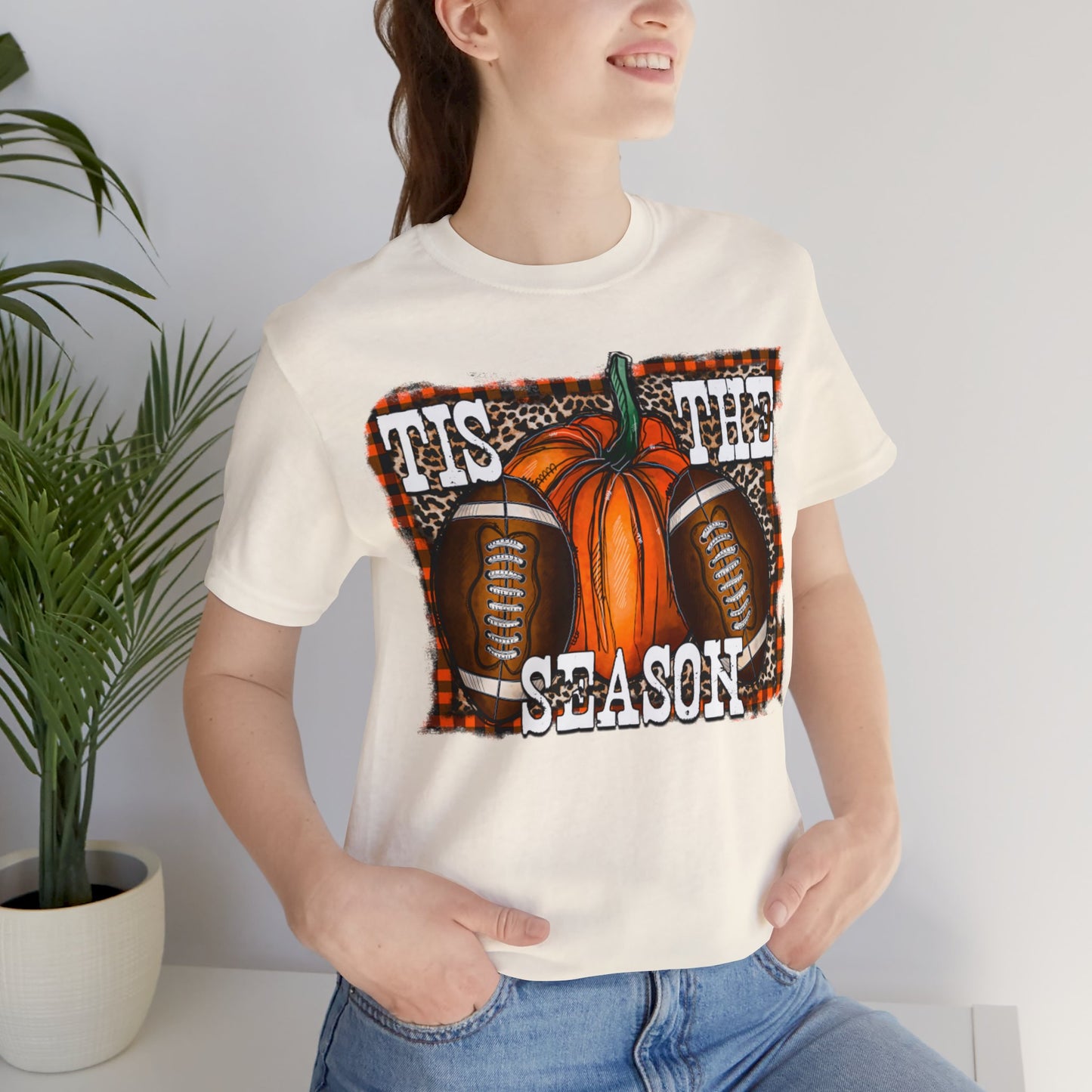 Fall Football Short Sleeve Tee