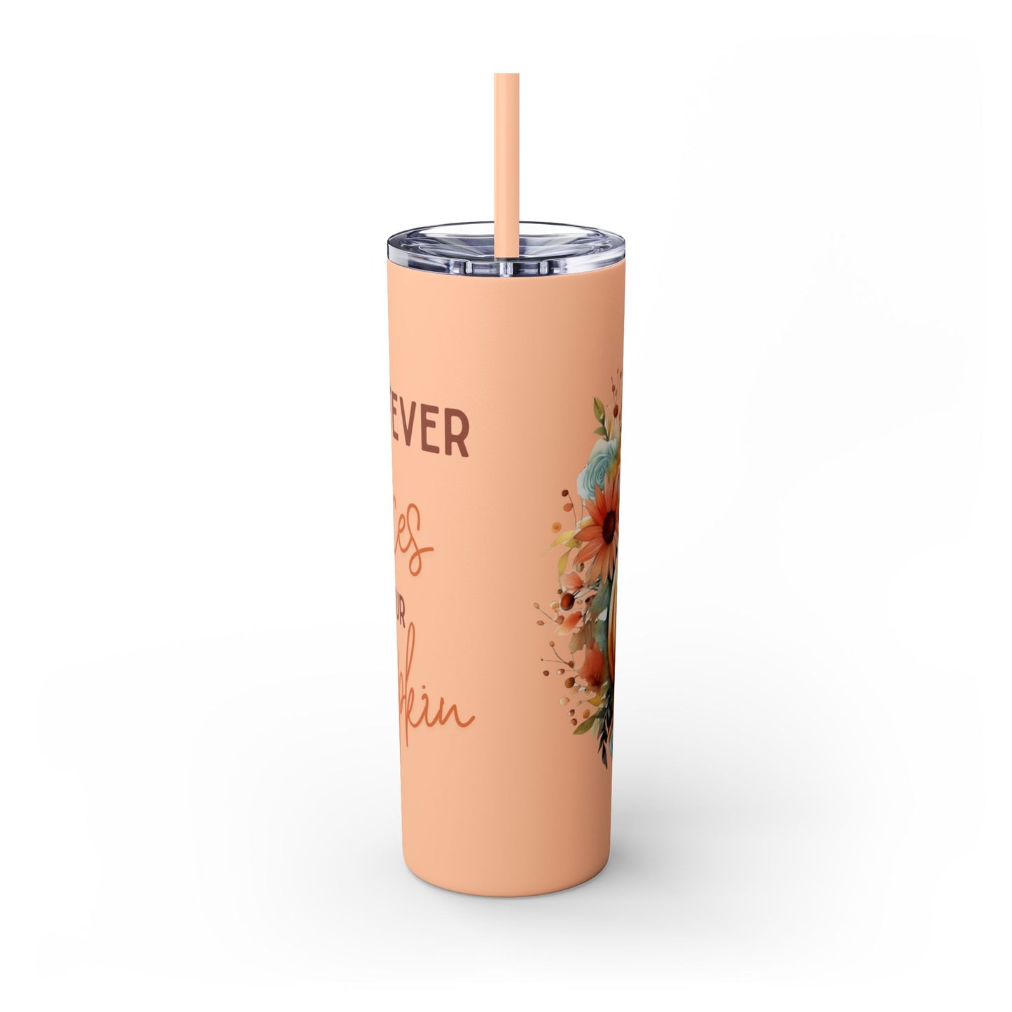 Skinny Tumbler with Straw, 20oz