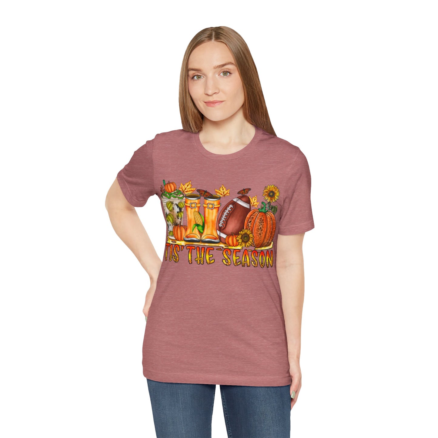 Fall Football Short Sleeve Tee