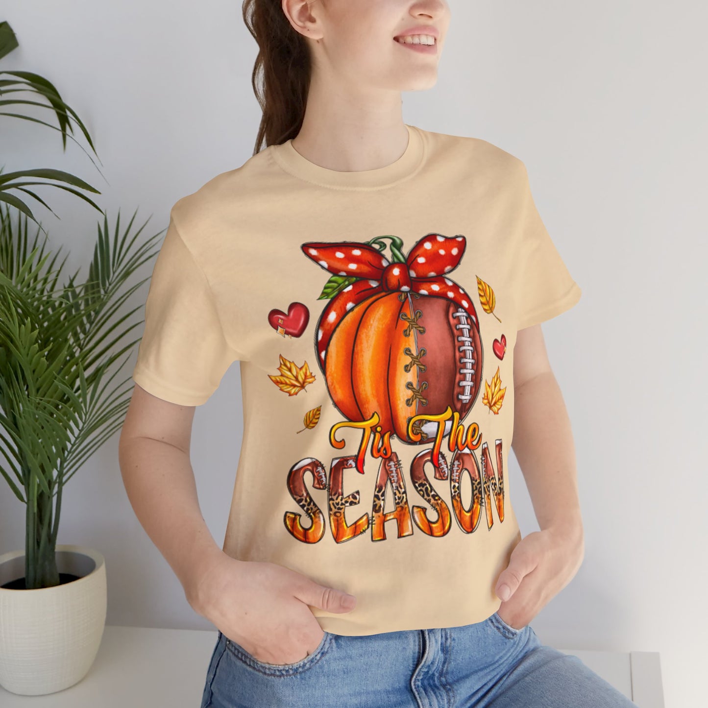 Fall Football Short Sleeve Tee