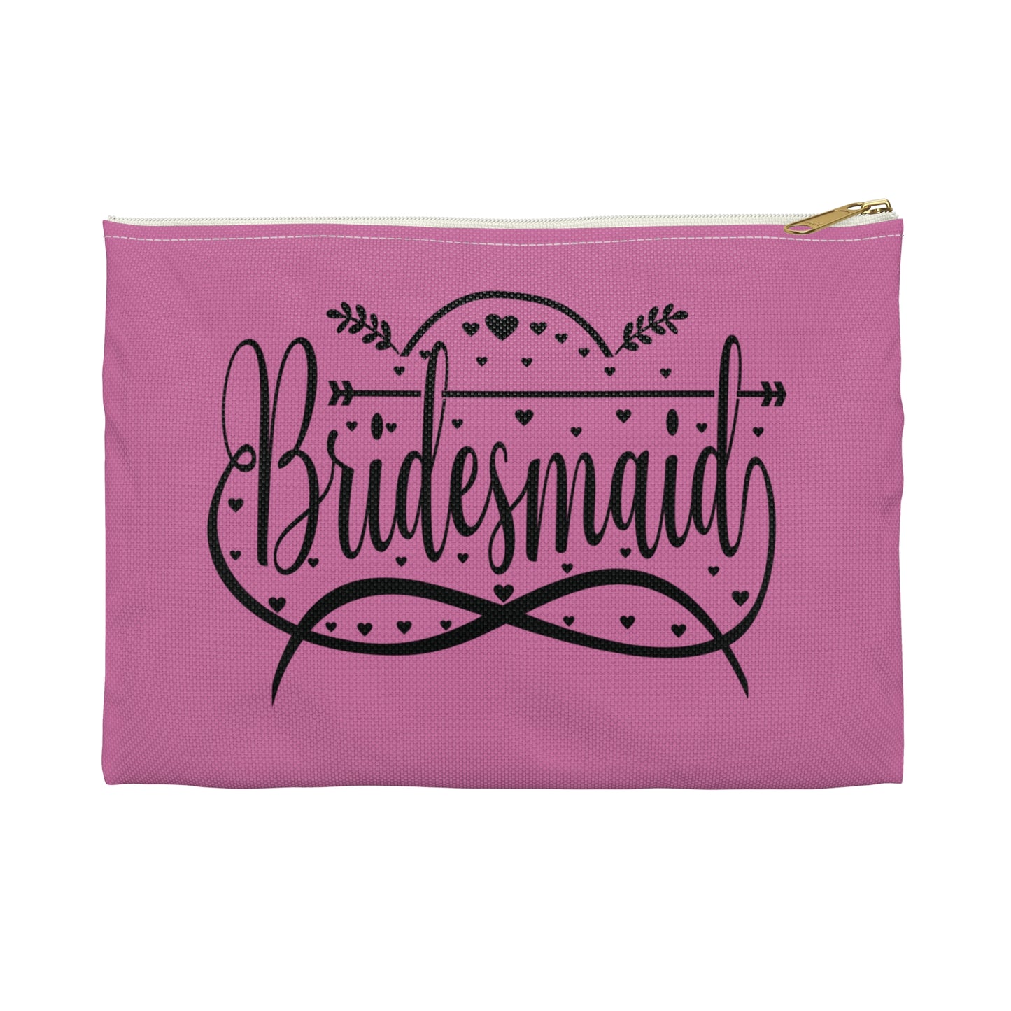 Pink Bridesmaid Accessory Pouch