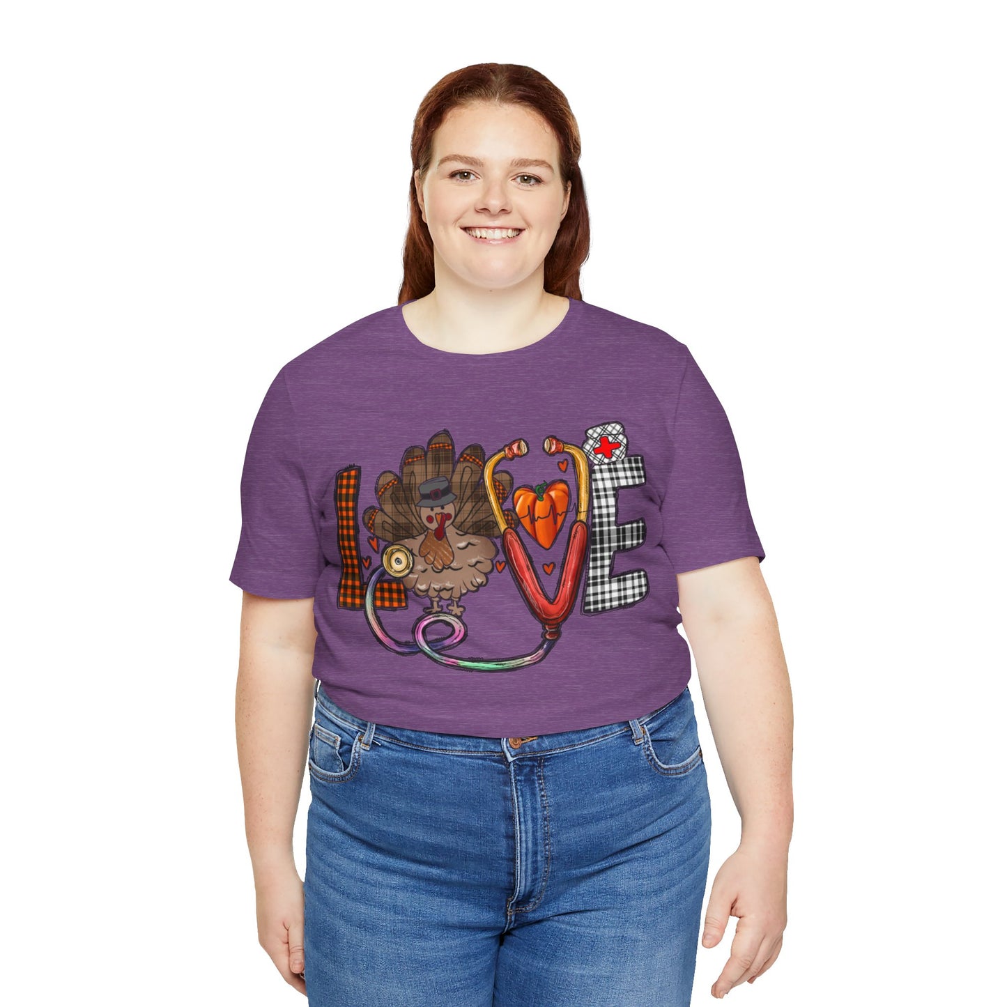 Thanksgiving Nurse Short Sleeve Tee