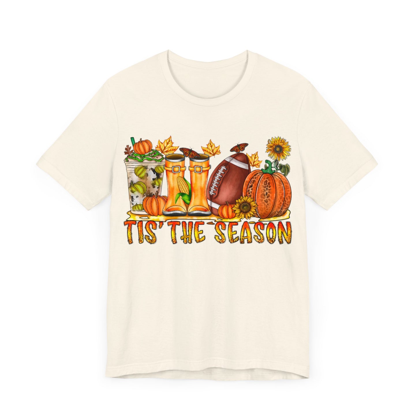 Fall Football Short Sleeve Tee