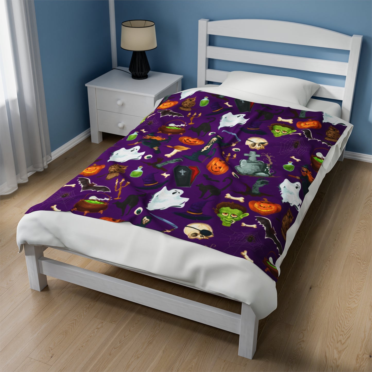 Halloween Velveteen Plush Blanket