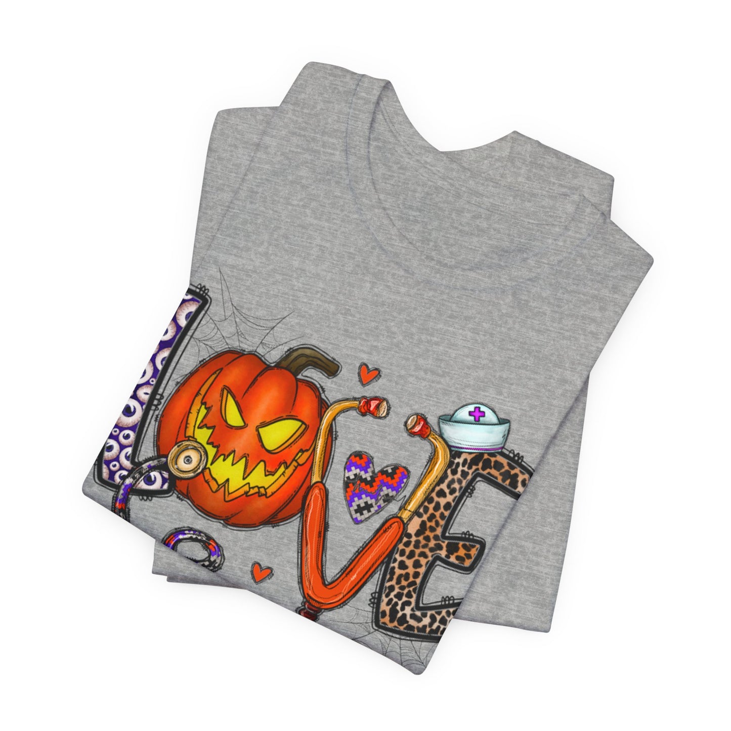 Halloween Nurse Short Sleeve Tee