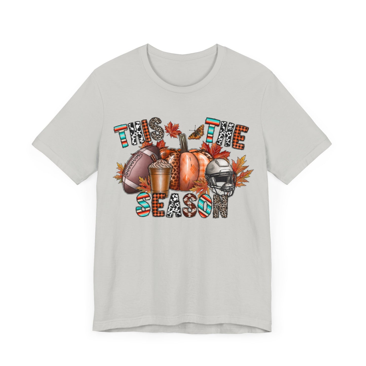 Fall Football Short Sleeve Tee