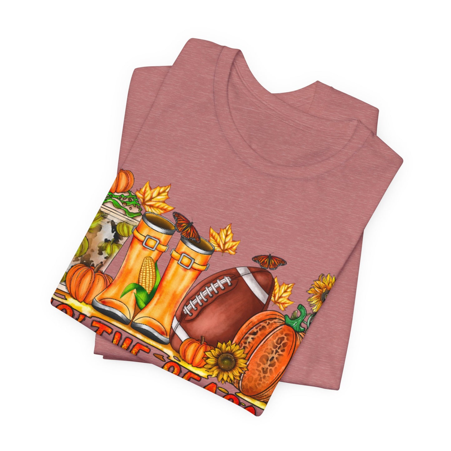 Fall Football Short Sleeve Tee