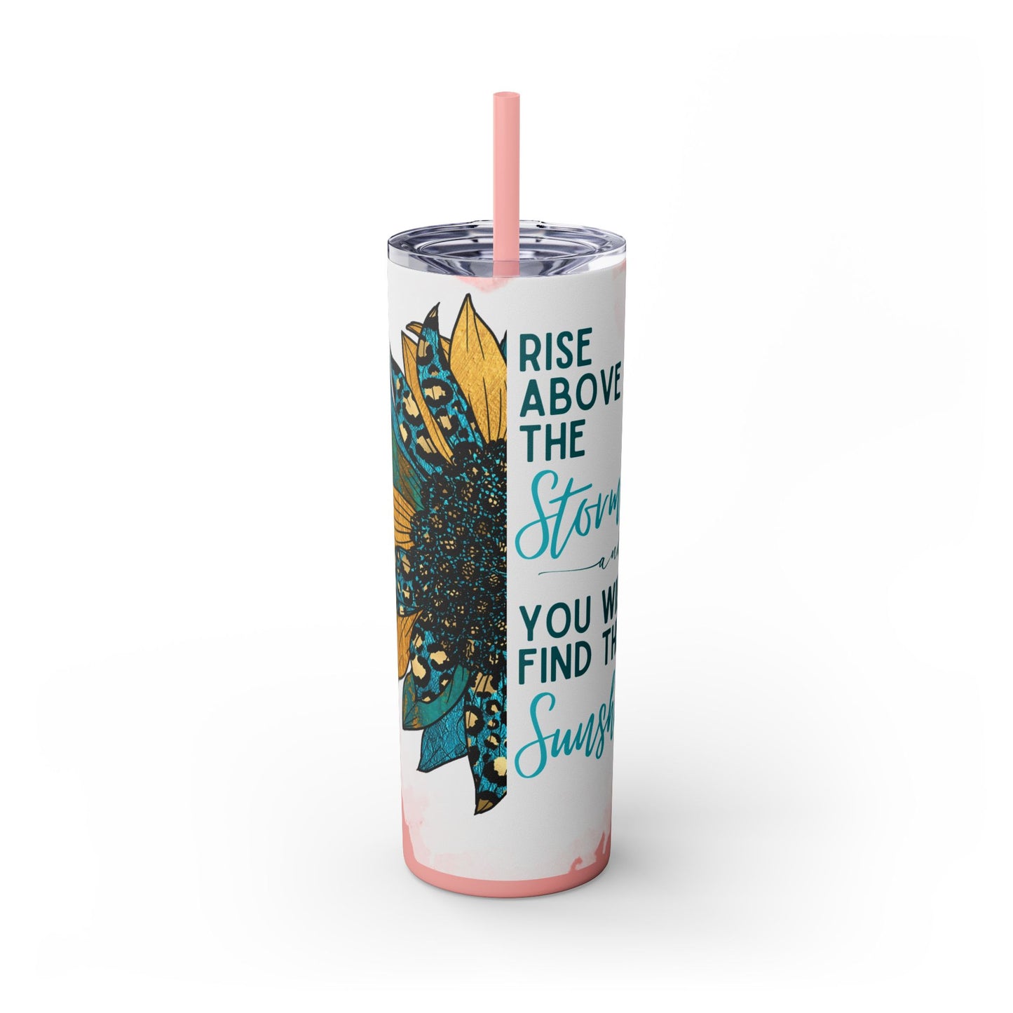 Skinny Tumbler with Straw, 20oz