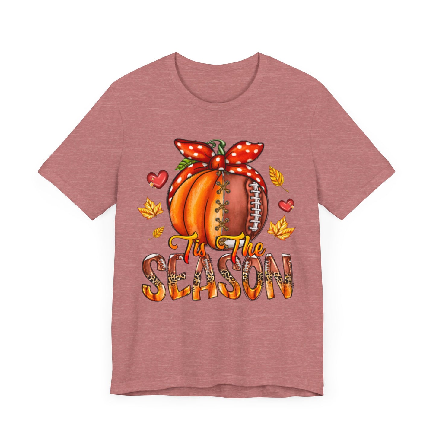 Fall Football Short Sleeve Tee