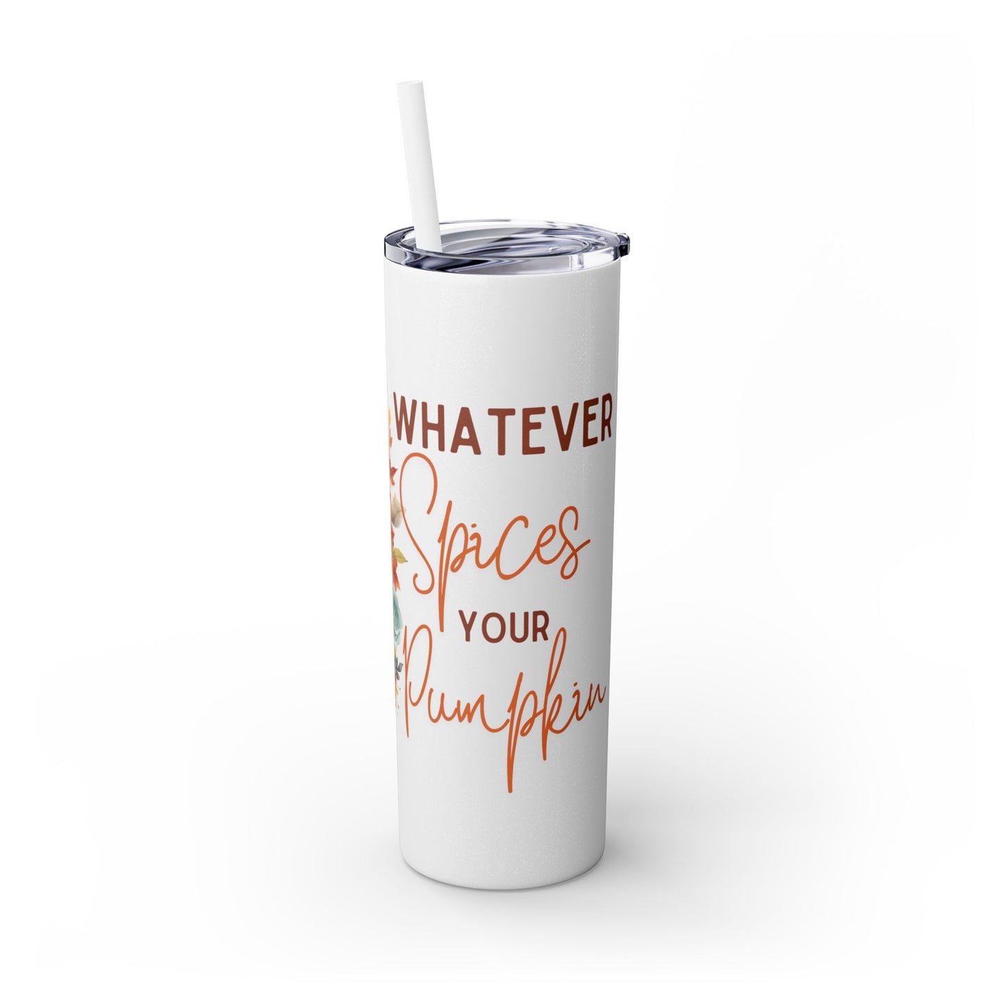 Skinny Tumbler with Straw, 20oz