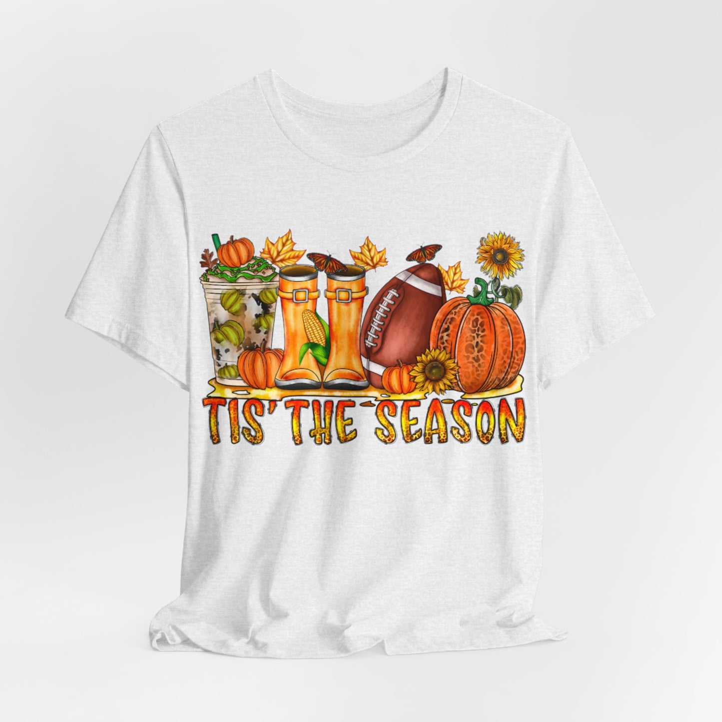 Fall Football Short Sleeve Tee