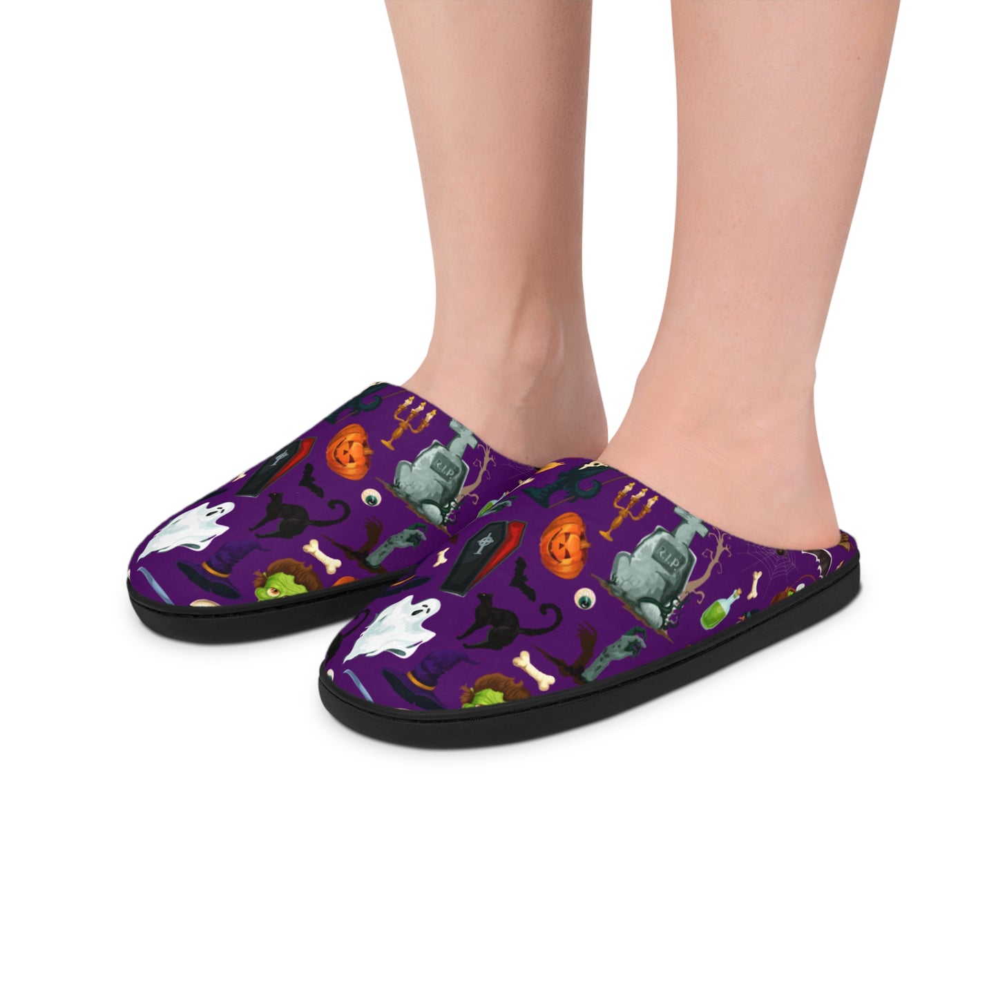 Women's Indoor Halloween Slippers