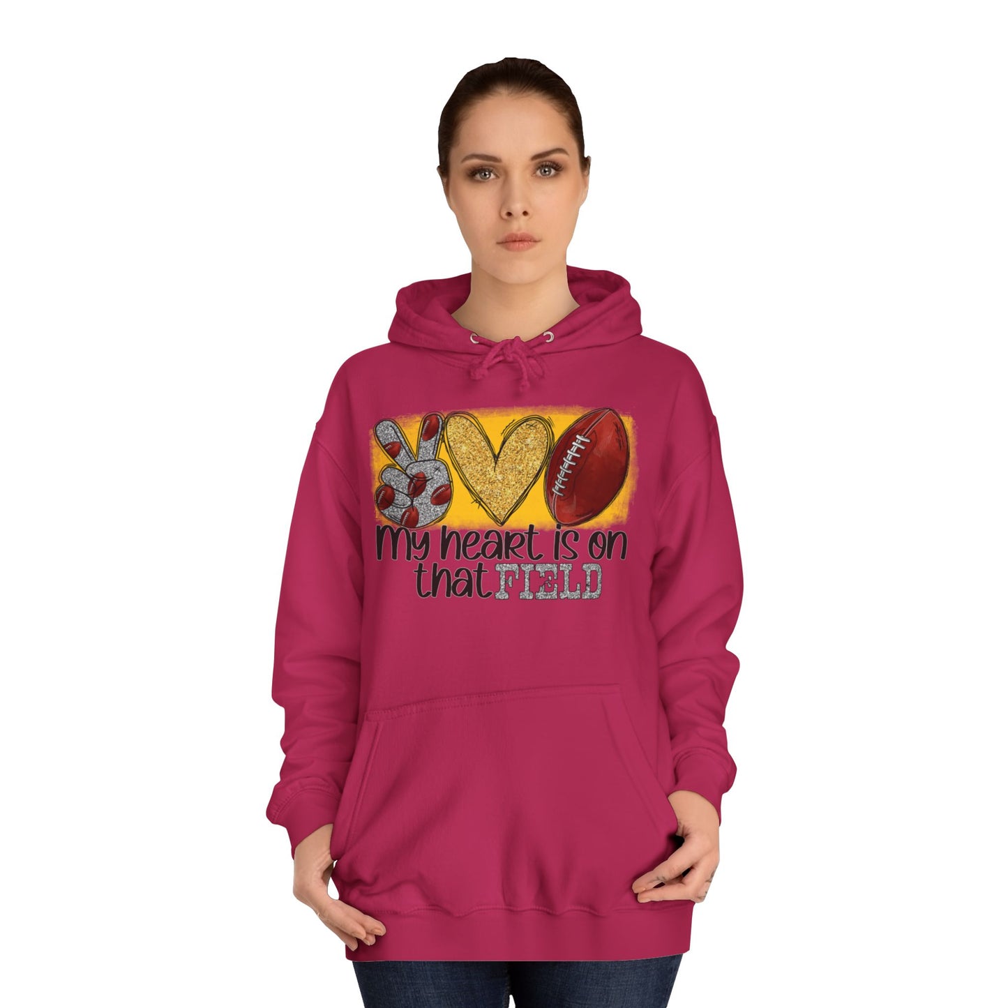 Football College Hoodie