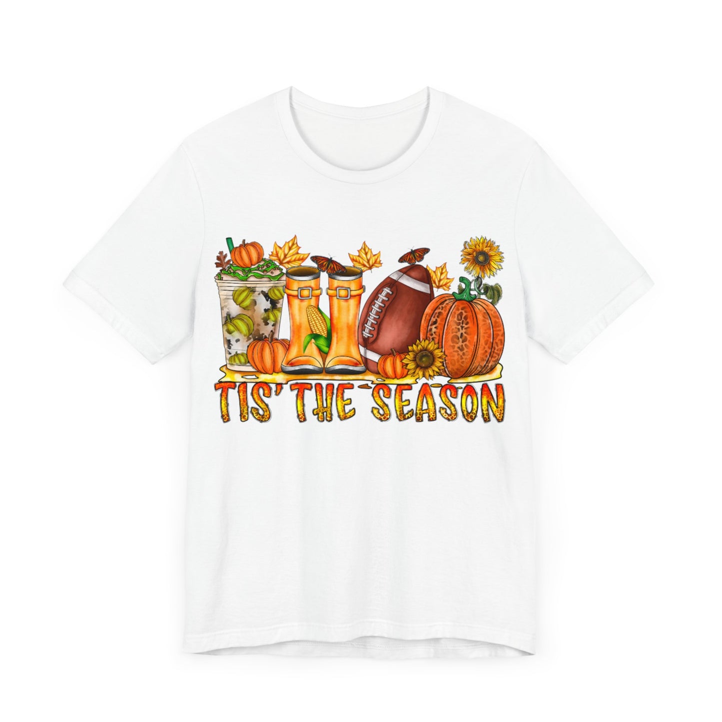 Fall Football Short Sleeve Tee