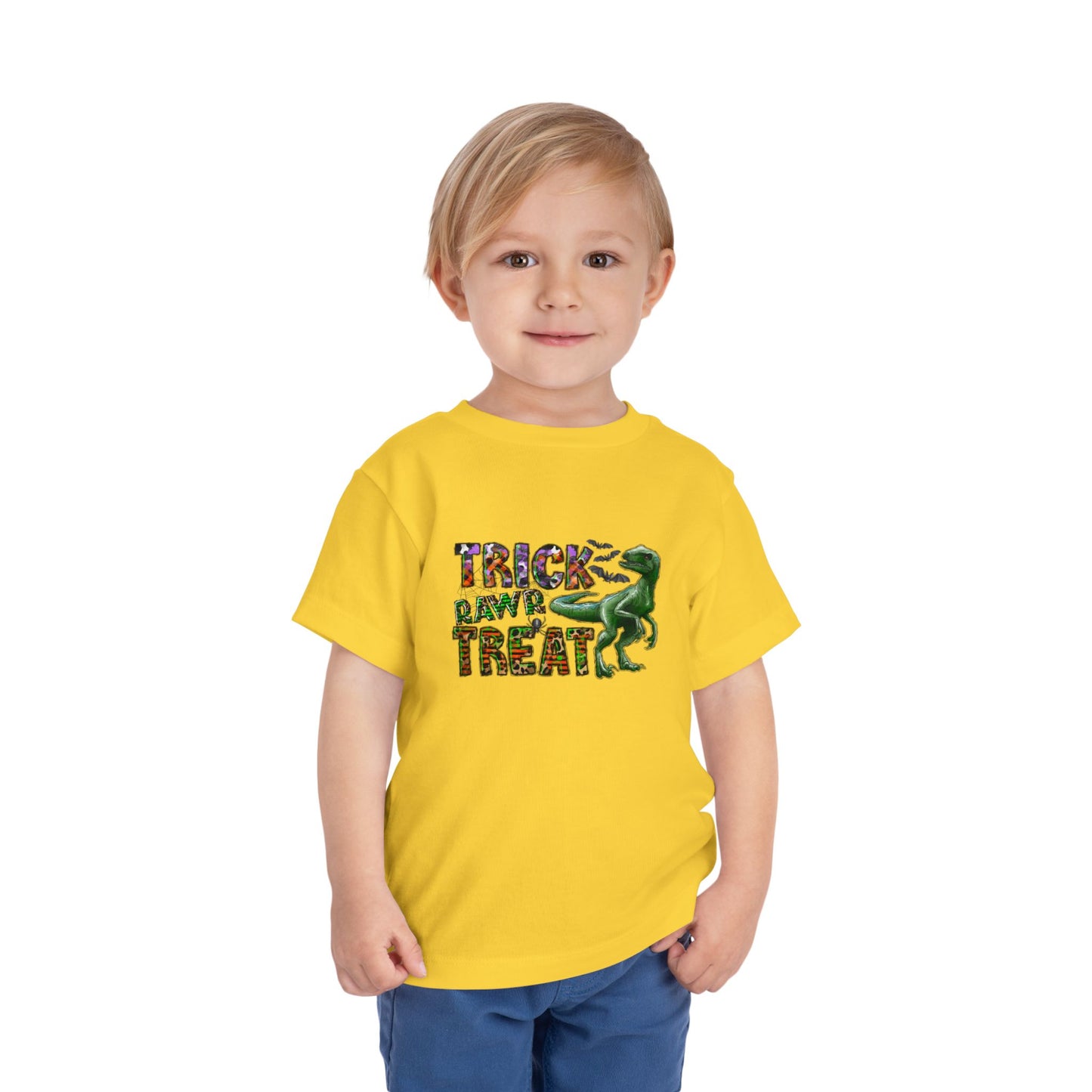 Halloween Dino Toddler Short Sleeve Tee