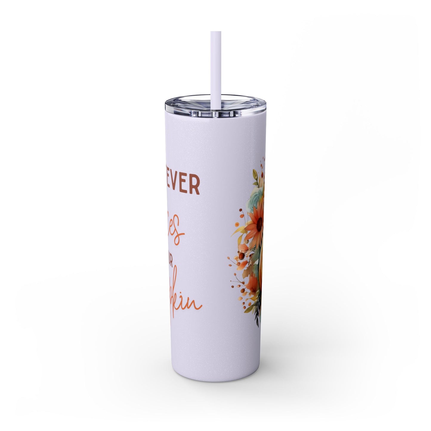 Skinny Tumbler with Straw, 20oz