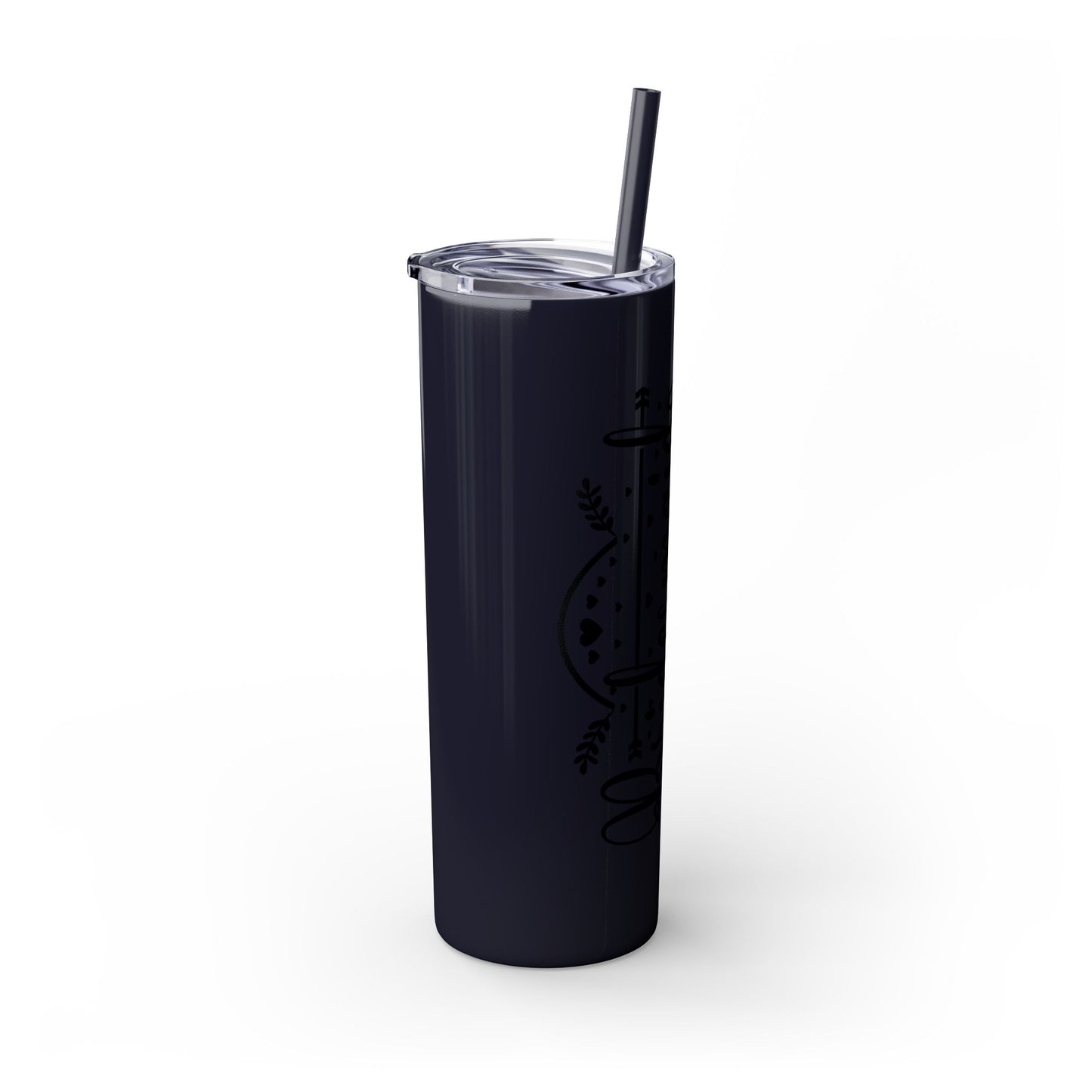 Bridesmaid Skinny Tumbler with Straw, 20oz