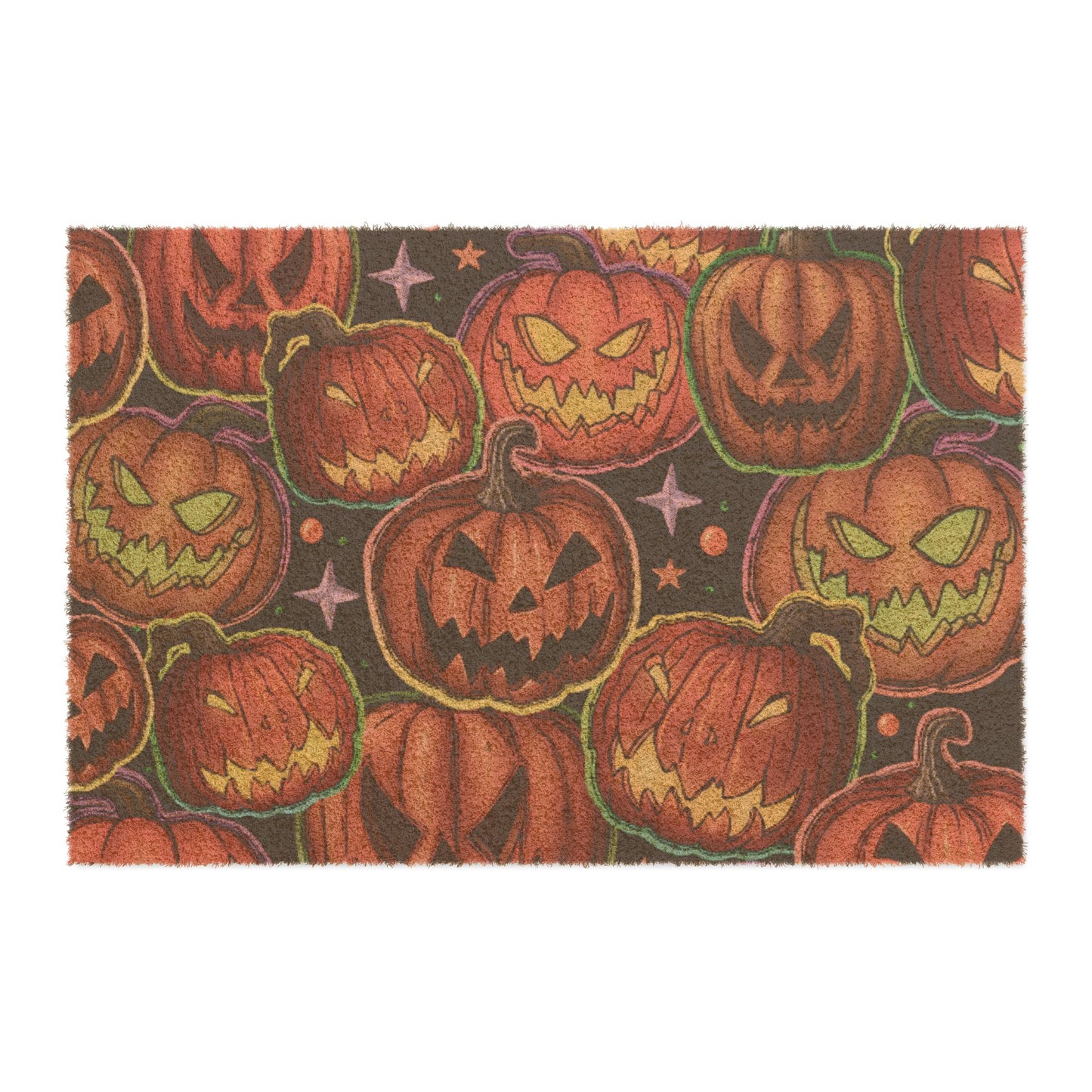 Pumpkin Halloween Doormat