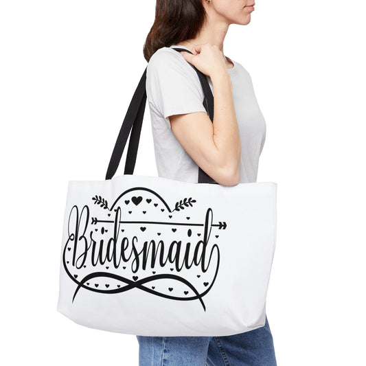 Bridesmaid Weekender Tote Bag