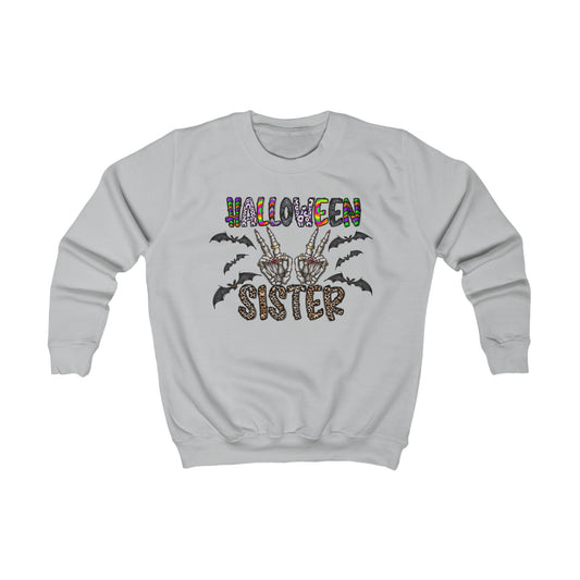 Halloween Sister Kids Sweatshirt