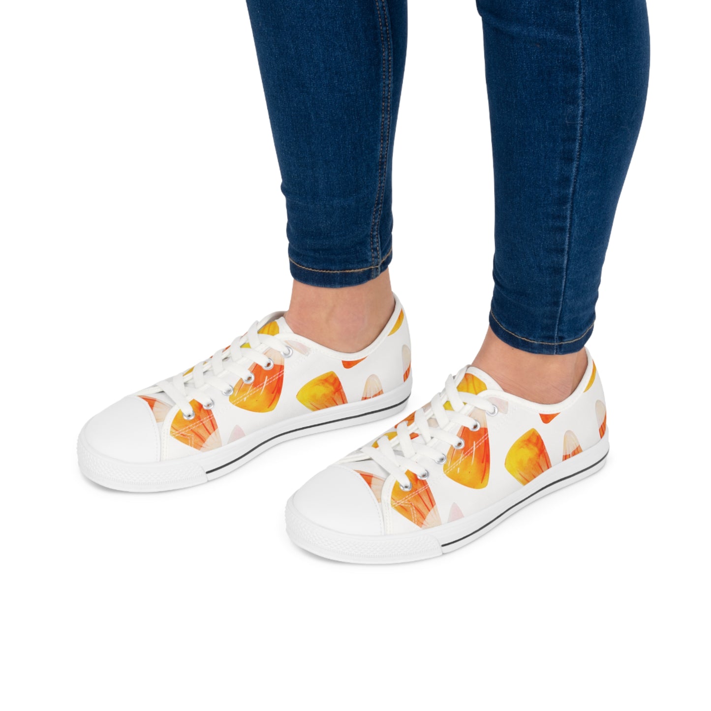 Candy Corn Women's Low Top Sneakers