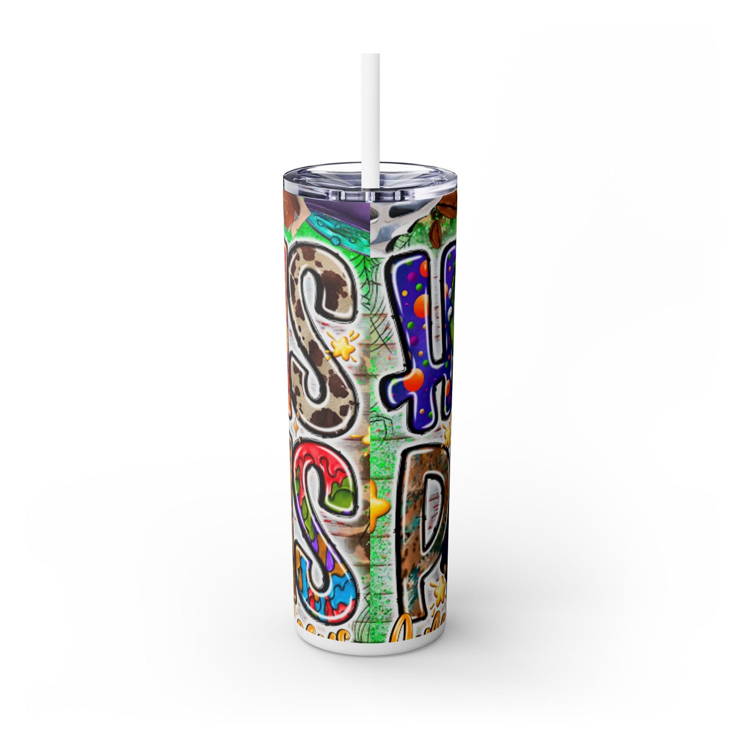 Hocus Pocus Skinny Tumbler with Straw, 20oz