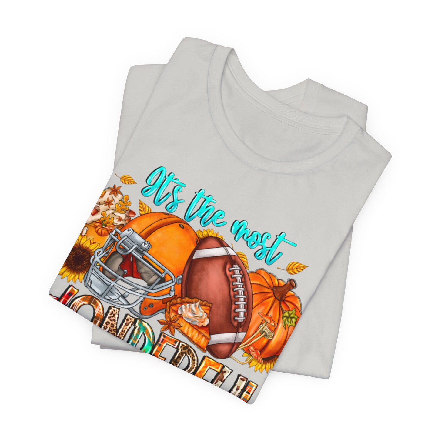 Fall Football Short Sleeve Tee